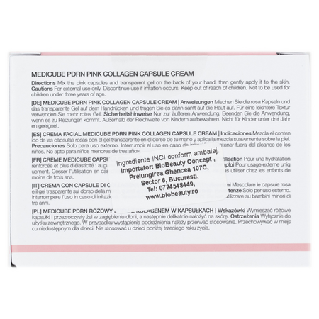 Crema cu capsule de PDRN roz derivat din somon si colagen, 55 g, Medicube 739143